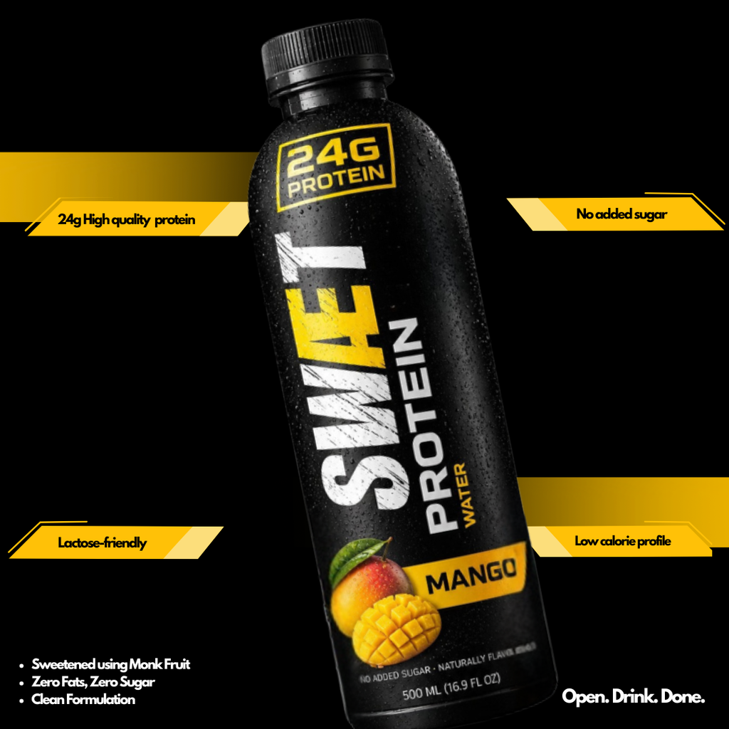 SWÆT Mango Protein Water - 24gms of Pure Protein