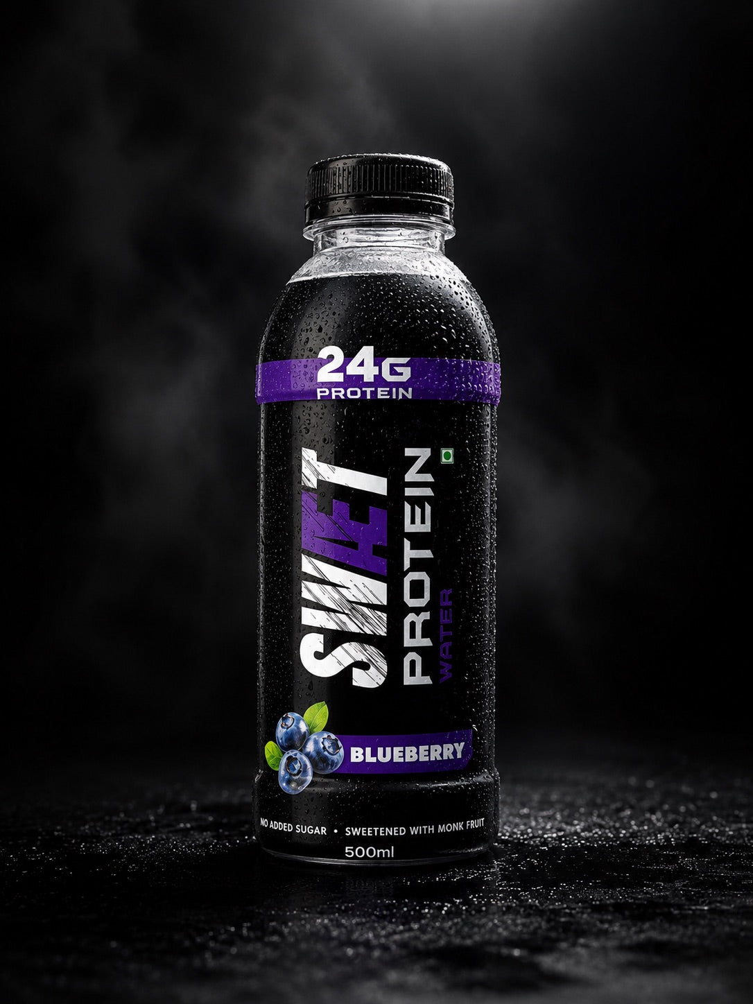 SWÆT Blueberry Protein Water protein water bottle